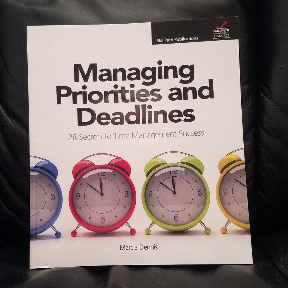 3/$15  Managing Priorities and Deadlines Book